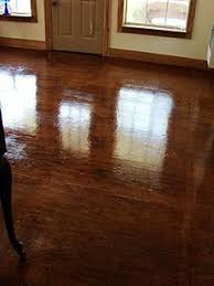 Plywood Floors Stained And With A Coat Of Polyurethane We Love Them Since They Are So Easy To Care Fo Plywood Flooring Painted Plywood Floors House Flooring