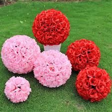 Birthday, sympathy, love & romance, thank you, get well soon 16 Inch 40 Cm Wedding Silk Pomander Kissing Ball Flower Ball Decorate Artificial Flower For Wedding Garden Market Decoration Artificial Flowers Artificial Flowers For Weddingflowers For Aliexpress