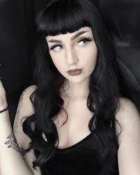 Pin By Ariana On Hair And Beauty Goth Hair Curly Hair Styles Naturally Black Curly Wig