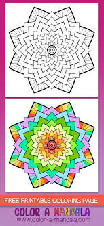 Cartoons coloring pages are a fun way for kids of all ages, adults to develop creativity, concentration, fine motor skills, and color recognition. Star Mandala Coloring Page M61 Color A Mandala