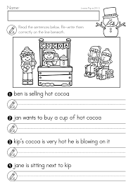Winter Literacy Worksheets And Activities No Prep Packet Fix The Sentence Re Write It Correctly Capita Literacy Worksheets Winter Math Worksheets Worksheets
