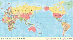 At the bottom of qgis, there is a strip of information boxes. Vintage Political World Map Pacific Centered Vector Royalty Free Cliparts Vectors And Stock Illustration Image 94847858