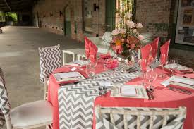 Maybe you would like to learn more about one of these? Preppy Coral And Gray Wedding Tabletop From Flowers By Gary Heart Of Nc Weddings