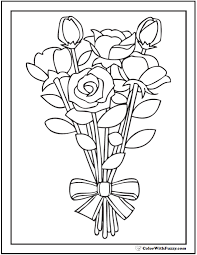 Add your name or write a birthday message in your favorite fonts, sizes, and colors. 73 Rose Coloring Pages Free Digital Coloring Pages For Kids