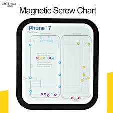 12pcs Lot Magnetic Screw Chart For Iphone X 8 Mat 8 Plus 6 6plus 6s 7 7 Plus Work Keeper Guide Pad Plate Repair For Xr Xs Max