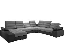 See more of canapé d'angle on facebook. Canape D Angle Design Bicolore Simili Noir Et Tissu Gris Arnaud Xl