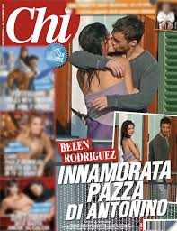 Belen rodriguez e antonino spinalbese. Belen And Antonino Spinalbese First Passionate Kiss On The Cover