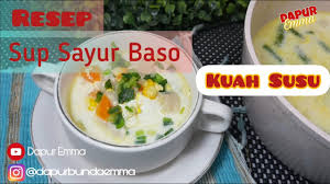 Lemper is an indonesian savoury snack made of glutinous rice filled with seasoned shredded chicken, fish abon or serundeng.the specific lemper filled with seasoned shredded chicken is called lemper ayam (lit: Resep Sayur Sop Baso Kuah Susu Cara Beda Masak Menu Bergizi Favorit Anak Youtube