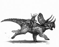 1 630 Me Gusta 16 Comentarios Shaun Keenan Shaunmichaelkeenan En Instagram Triceratops Is Another One Of The Few Dinosaur Drawing Dinosaur Art West Art
