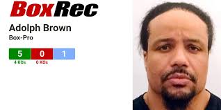 BoxRec: Adolph Brown