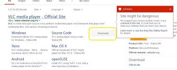 This will copy the vlc media player in the application folder. Bing Is Warning That The Vlc Media Player Site Is Unsafe