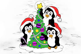 Christmas Penguins To Print Out And Colour In York Press Then issue print from that page, and start coloring!
