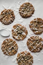 I've altered it as above. Chewy Pistachio Lace Cookies With A Sugar Glaze A Cozy Kitchen