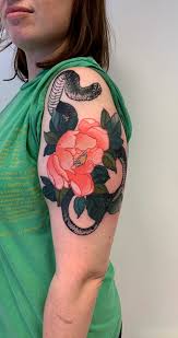 Maybe you would like to learn more about one of these? Peony Snake Tattoo Custom Tattoo Artist Leeds