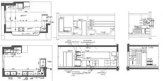 Kitchen Section And Interior Drawing In Dwg File Cadbull In 2020 Interior Interior Details Autocad