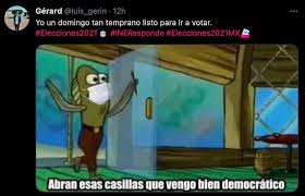 Jun 18, 2021 · a 23 días de que un comando secuestrara al candidato omar plancarte hernández, la fiscalía de michoacán ya emitió una ficha de búsqueda para dar con el paradero del aspirante a la alcaldía. Elecciones 2021 Los Mejores Memes Del Dia De Votaciones Infobae