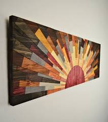 Wood Wall Art Edge Of The Day 36x12 Wall Art Handcrafted By Jeremy Gould Rustic Modern Sun Art Home Decor Wood Wall Hanging Pallet Wall Art Wood Pallet Wall