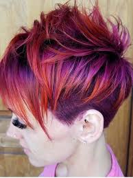 Pin By Gibsmark123 On Destiny In 2020 Bright Hair Colors Really Short Hair Hair Color Purple