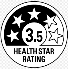 Health star rating system · health star ratings are a quick and easy way to compare the nutritional profile of similar packaged foods. Health Star Ratings Health Star Rating Nz Png Image With Transparent Background Toppng