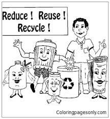 612x792 coloring pages earth, activities and school. Reduce Reuse Recycle For Kids Coloring Pages 113 Coloring Me Cabinet
