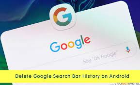 See more of google search bar on facebook. How To Clear Google Search Bar History On Android Otechworld