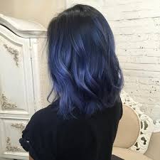 Black And Blue Ombre Hair Short Pin By Stephanie On B E A U T Y Hair Styles Hair Inspo Color Aesthetic Hair
