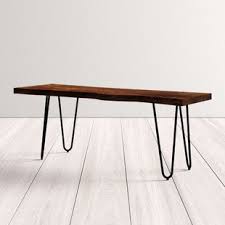 Modern Short Under 22 In Wood Dining Benches Allmodern