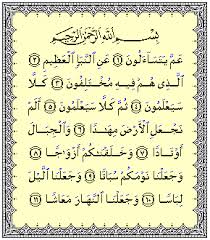 Surat ini memuat sebuah berita besar yang dipertanyakan dan didustakan 78: Surah An Naba Wikipedia Bahasa Indonesia Ensiklopedia Bebas