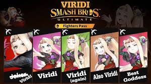 In this thread i will post a picture and you must say whether you want to smash the person in. Viridi For Super Smash Bros Ultimate Viridismashbros Twitter