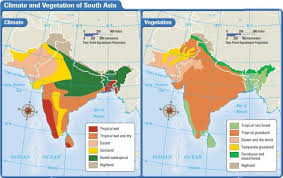 There are more hours of sunlight in tropical areas. South Asia Climate And Vegetation