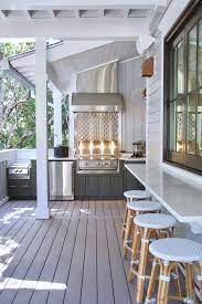 Southern Living Idea House 2017 Tucked In The Back Corner Is A Super Shiny Uber Efficient Southern Living Homes Outdoor Kitchen Design Indoor Outdoor Living