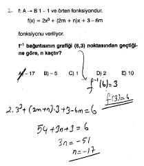 Supara Tyt Matematik Soru Bankasi Fonksiyon Konusu Test 11 Cozumleri Matematik Kitap Cozumleri Matematik Kalesi