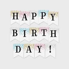 Happy Birthday Banner With Pictures Happy Birthday Banner Confetti Glitter Gold Silver Pink Or Blue Printa Birthday Banner Free Printable Printable Birthday Banner Happy Birthday Printable