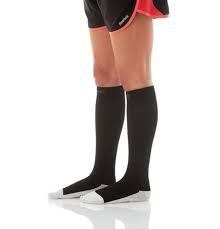 Mojo Compression Socks Silver Blend Compression Socks With Soft Terry Foot And Heel Firm Support 20 30mmhg Unisex A506
