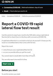The colored band at the test shows the test is positive and the virus is present. Covid 19 Lateral Flow Testing Admiral Lord Nelson School