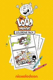 Spongebob house coloring pages spongebob and patrick drawing at. The Loud House Coloring Pack Nickelodeon Parents