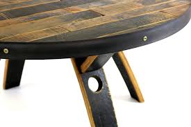 The barrel staves are 100% solid white oak and give. Bourbon Barrel Lounge Table Whiskey Barrel Round Coffee Table