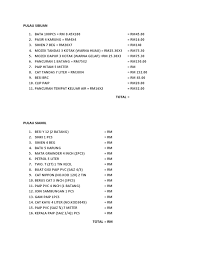 Baiki tandas dan sinki tersumbat. Senarai Harga