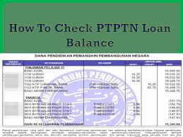 Semakan lebihan bayaran balik pinjaman (refund) ptptn january 17, 2018. Calameo How To Check Ptptn Loan Balance