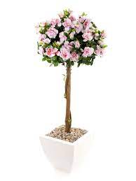 Closer2nature Artificial 3ft 6 Pink Azalea Tree Portofino Planter Not Included More Details Can Be Foun Pink Azaleas Faux Plants Artificial Plants Outdoor