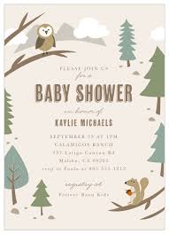 Forest Baby Shower Invitations Match Your Color Style Free