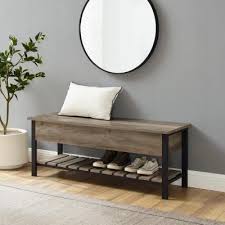 A bench does not just add to the decor and ambience of your home but can also come in really handy from a. Wood Dining Benches Kitchen Dining Room Furniture The Home Depot