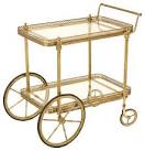 Antique bar cart