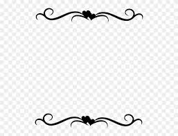 Black And White Floral Border Png Border Design Images Png In 2020 Floral Border Design Frame Border Design Clip Art Frames Borders