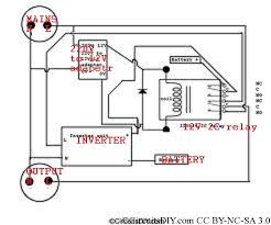 Continuous blinking of led is an indicator that the system is completely charged. Automatic Inverter And Mains Supply Changeover Circuit Circuits Diy