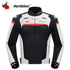 Herobiker Spring Motorcycle Jacket Breathable Protective Gear Men Moto Motocross Off Road Racing Jacket Motorcycle Racing Jacket Motorcycle Jacket Racing Suit