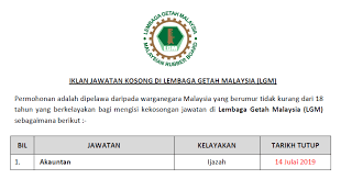 Company profile reports and documents. Jawatan Kosong Di Lembaga Getah Malaysia Lgm Ejawatankini Com