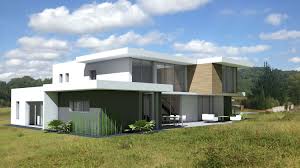 Villa D Architecte A Emboitement De Cubes Et Bardages Atelier D Architecture Scenario Maison Contemporaine Architecte Maison Moderne