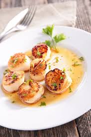 Poelee De Coquilles Saint Jacques Recette Coquille Saint Jacques Brochette Saint Jacques Recettes De Cuisine