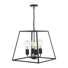 It is labeled an island pendant but is perfect over our 8 foot dining table. Dar Academy 4 Arm Ceiling Pendant Light Matt Black Online Lighting